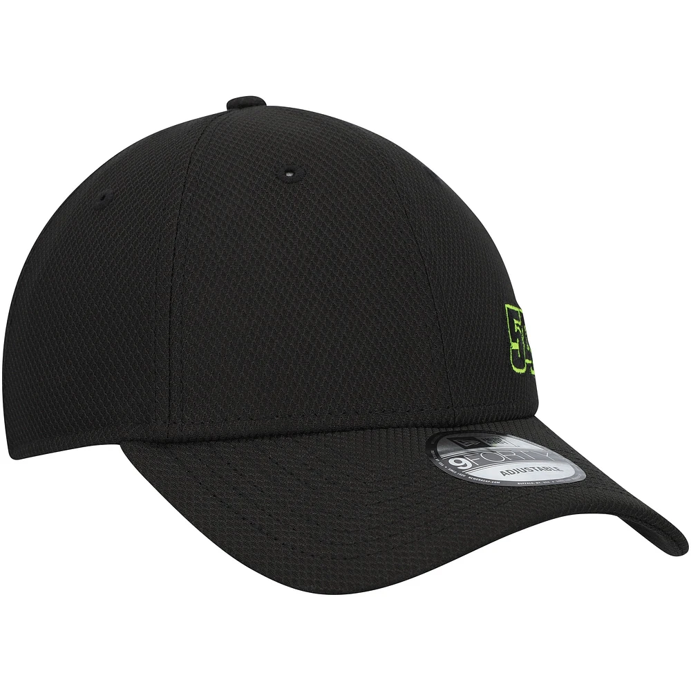 Men's New Era Black Ty Gibbs Flawless 9FORTY Snapback Hat