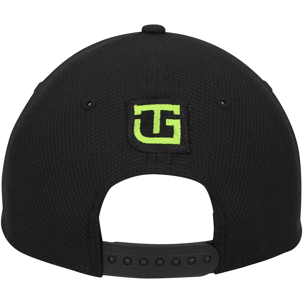 Men's New Era Black Ty Gibbs Flawless 9FORTY Snapback Hat