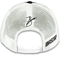 Casquette ajustable unisexe à damier Sports Black Ty Gibbs Interstate Batteries Sponsor Trucker