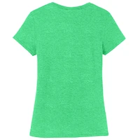 Women's Joe Gibbs Racing Team Collection Heather Green Ty Name & Number Scoop Neck T-Shirt