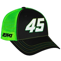 Men's 23XI Racing Black/Green Tyler Reddick Big Number Adjustable Hat