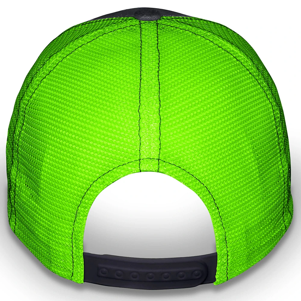 Men's 23XI Racing Black/Green Tyler Reddick Big Number Adjustable Hat
