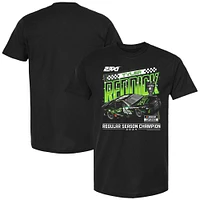 Men's 23XI Racing Black Tyler Reddick 2024 NASCAR Cup Series Regular Season Champion T-Shirt