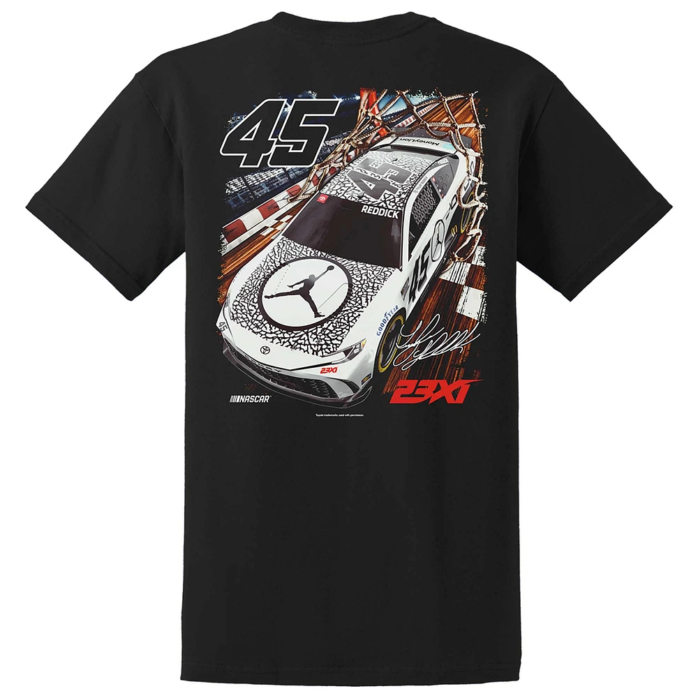 Men's 23XI Racing  Black Tyler Reddick Jordan Brand Car T-Shirt