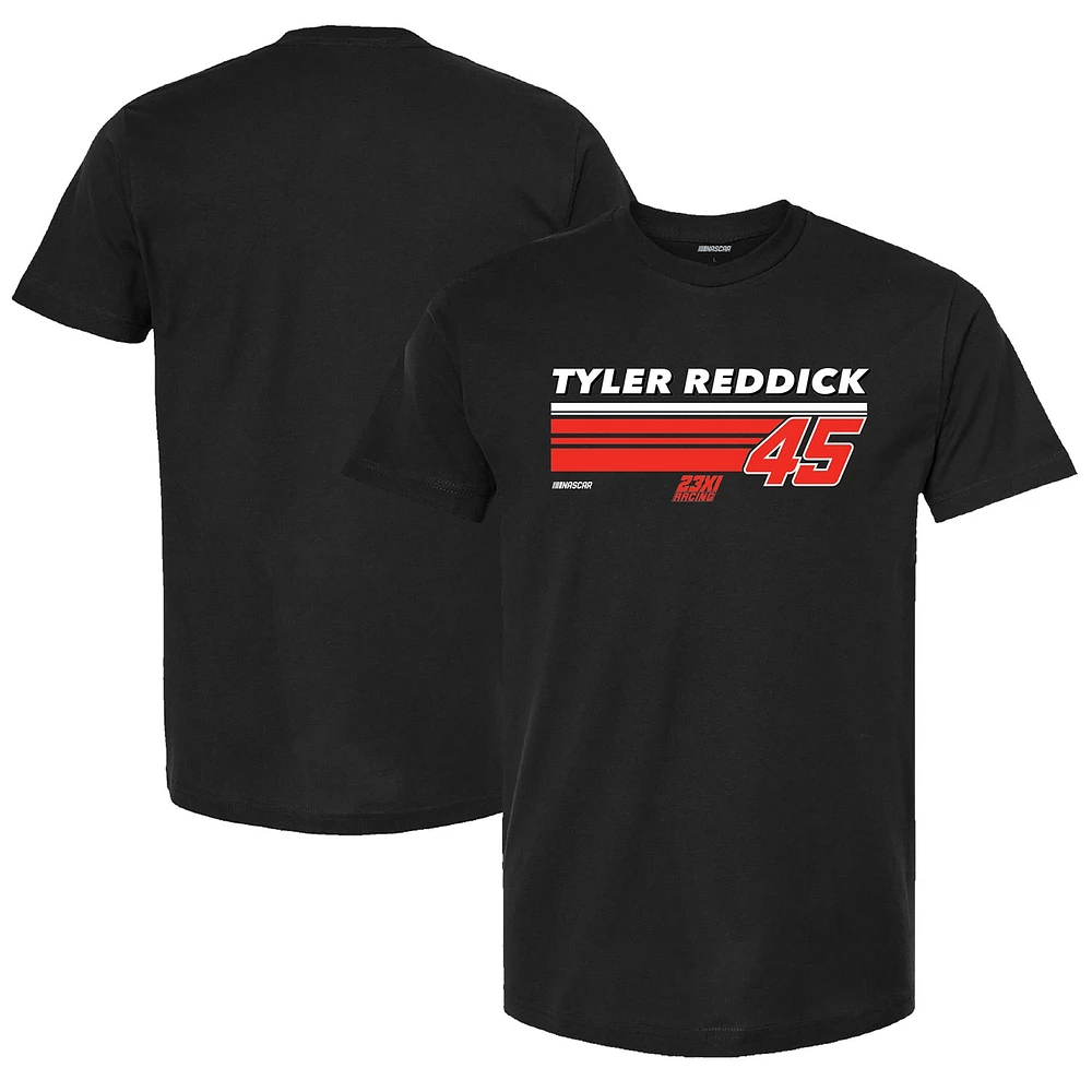 T-shirt Tyler Reddick Hot Lap noir à carreaux pour hommes