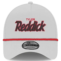 Casquette ajustable Tyler Reddick 9FORTY A-Frame Chain Script pour homme de New Era blanche