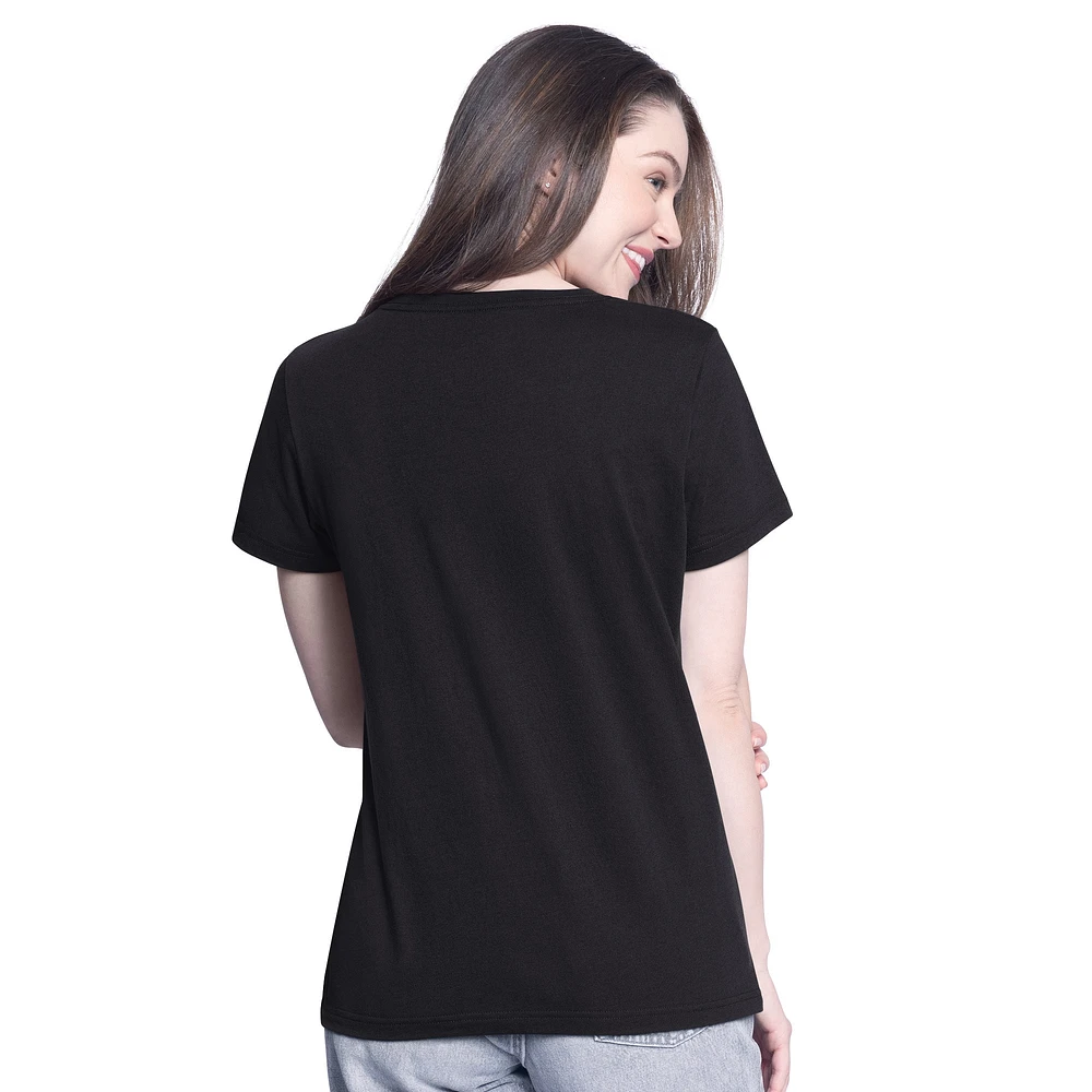 Women's G-III 4Her by Carl Banks  Black Tyler Reddick Batter Up V-Neck T-Shirt