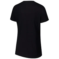 T-shirt à col en V noir G-III 4Her de Carl Banks pour femme avec stratégie Tyler Reddick