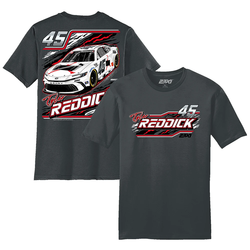 T-shirt Jordan Brand 23XI Racing pour jeunes, couleur charbon, Tyler Reddick