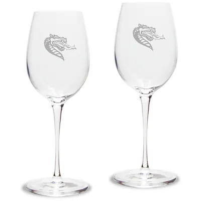 UAB Blazers 12 oz. 2-Piece Luigi Bormioli Titanium White Wine Glass Set