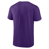 Men's Fanatics Purple/Tan UAlbany Great Danes T-Shirt & Adjustable Hat Combo Pack