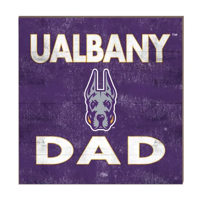 UAlbany Great Danes 10'' x 10'' Dad Plaque