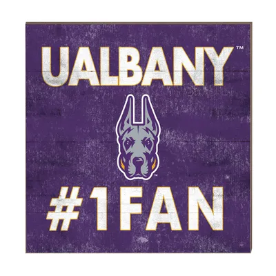 UAlbany Great Danes 10'' x 10'' #1 Fan Plaque
