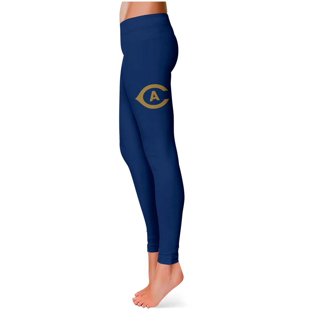 Lids UC Davis Aggies Women's Plus Thigh Logo Yoga Leggings - Navy