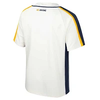 Men's Colosseum Cream UC Irvine Anteaters Ruth Button-Up Baseball Jersey