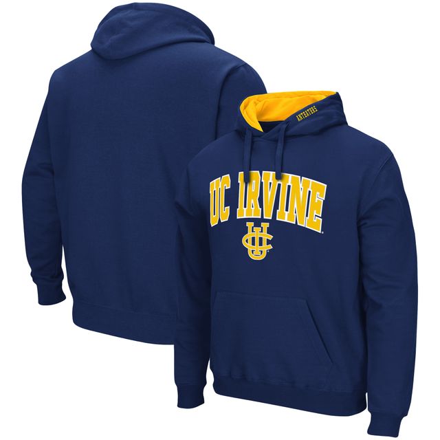 Colosseum Navy UC Irvine Anteaters Arch and Logo Pull à capuche pour hommes