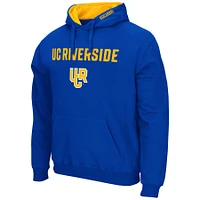 Sweat à capuche Colosseum Blue UC Riverside Highlanders Arch & Logo pour homme