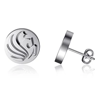 Dayna Designs Boucles d'oreilles en argent avec logo de l'équipe UCF Knights