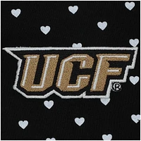 Girls Newborn & Infant Black UCF Knights Hearts Bodysuit Headband Set