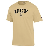 Men's Champion  Gold UCF Knights Arch Over Logo T-Shirt