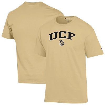 Men's Champion  Gold UCF Knights Arch Over Logo T-Shirt