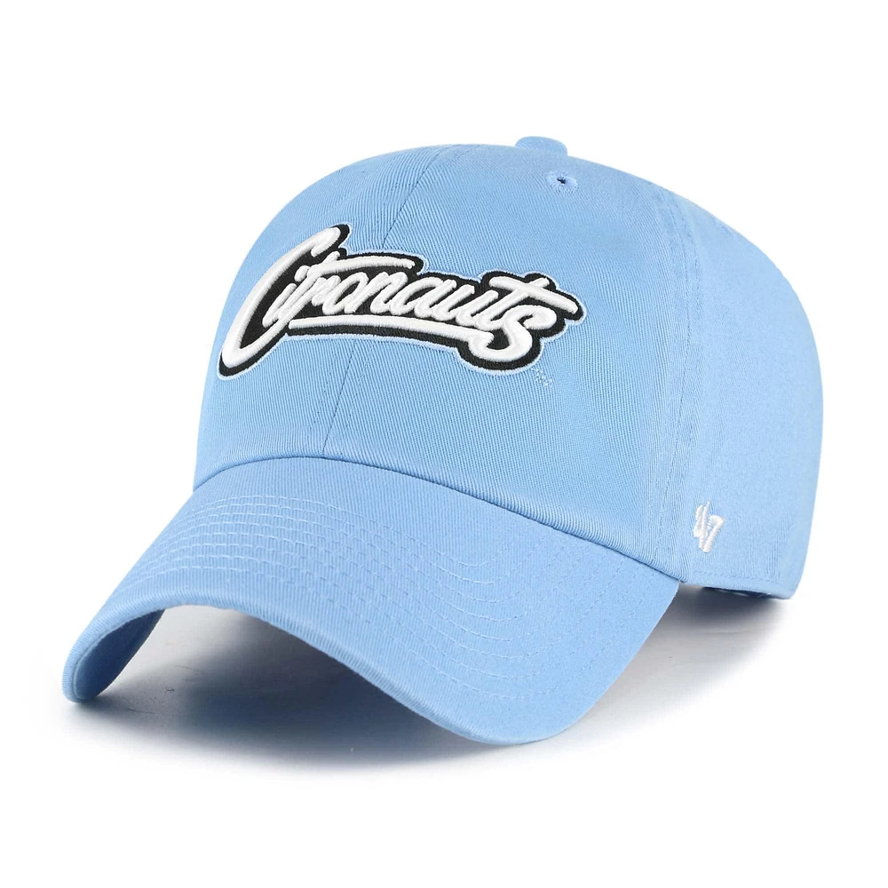 Men's '47 Light Blue UCF Knights Vault Clean Up Adjustable Hat