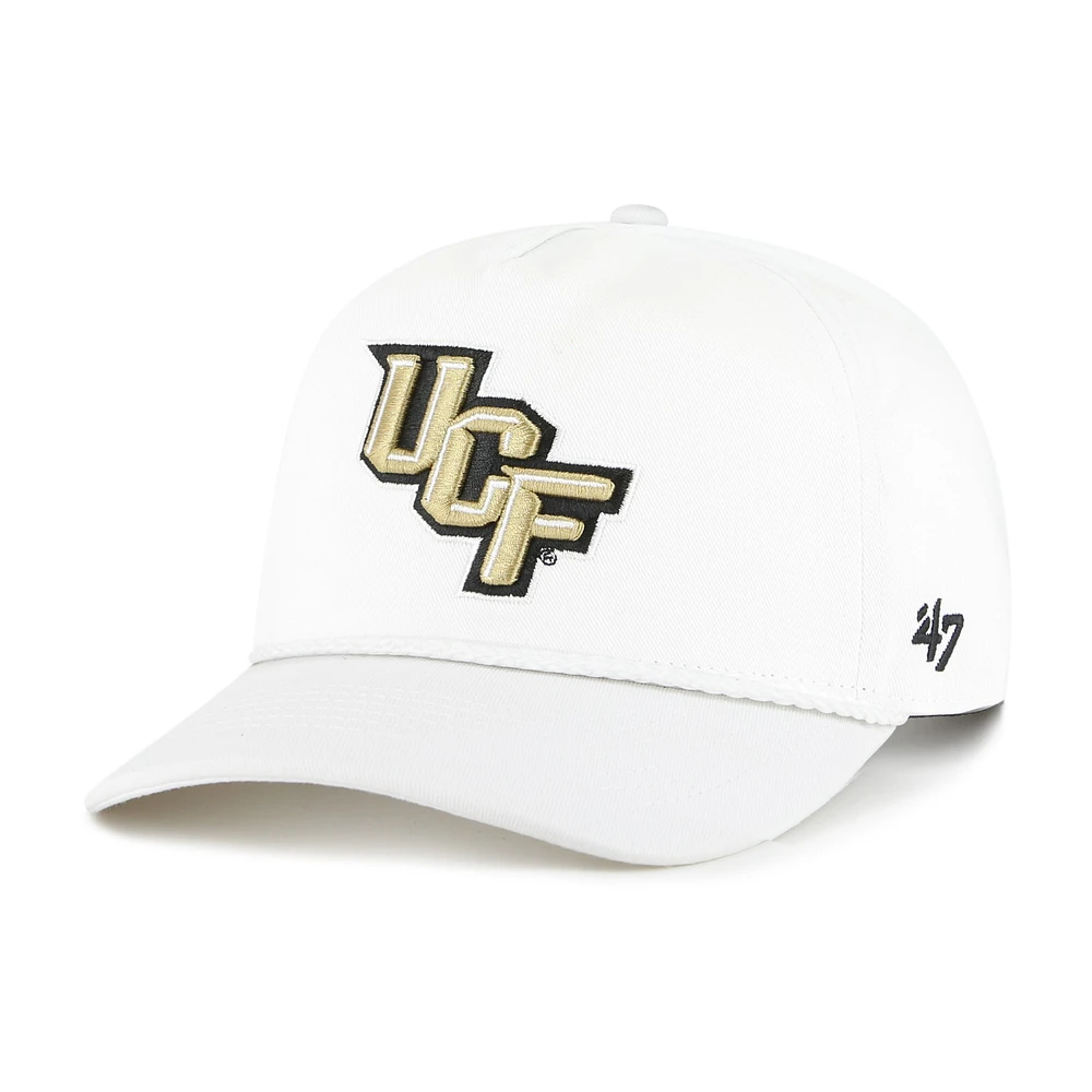 Casquette ajustable UCF Knights Rope Hitch blanche pour homme '47