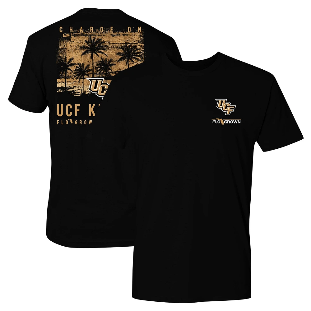 T-shirt noir pour homme UCF Knights Best Coast Sunset