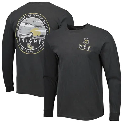 UCF Knights Circle Campus Scene Long Sleeve T-Shirt - Black