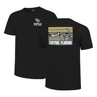 Men's Black UCF Knights Striped Campus Skyline T-Shirt