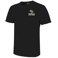 T-shirt rayé noir pour homme UCF Knights Campus Skyline