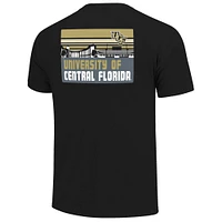 Men's Black UCF Knights Striped Campus Skyline T-Shirt