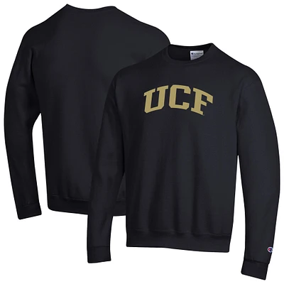 Sweat-shirt en polaire noir Champion UCF Knights Basic Arch pour homme