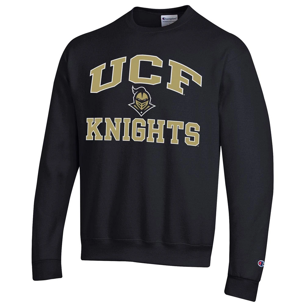 Men's Champion Black UCF Knights High Motor Pullover Sweatshirt