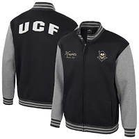 Veste universitaire entièrement zippée Colosseum Black UCF Knights Ambi-Turner pour homme