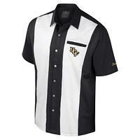 Men's Colosseum Black UCF Knights Strike Bowling Button-Up Shirt