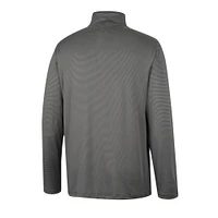 Men's Colosseum Charcoal UCF Knights Logo Quarter-Zip Windshirt