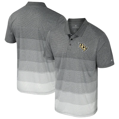 Polo en maille rayée UCF Knights Colosseum gris pour hommes