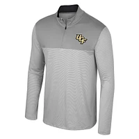 Men's Colosseum Gray UCF Knights Tuck Quarter-Zip Top