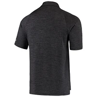 Men's Colosseum Heathered Black UCF Knights Down Swing Polo