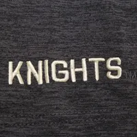 Men's Colosseum Heathered Black UCF Knights Down Swing Polo