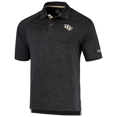 Polo UCF Knights Down Swing Colosseum noir chiné pour homme