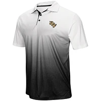 Men's Colosseum Heathered Gray UCF Knights Magic Team Logo Polo