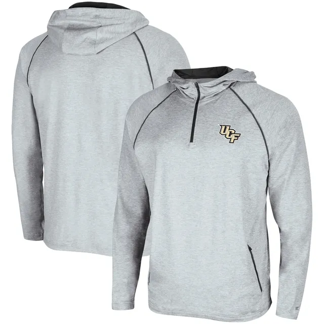 Women's Nike Heather Charcoal New Orleans Saints Raglan Funnel Neck Pullover Hoodie Size: Extra Small