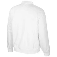 Men's Colosseum UCF Knights White Rabbit Full-Zip Bomber Jacket