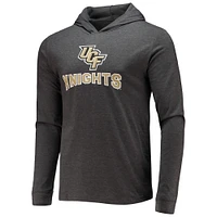 Men's Concepts Sport Black/Heather Charcoal UCF Knights Meter Long Sleeve Hoodie T-Shirt & Jogger Pajama Set