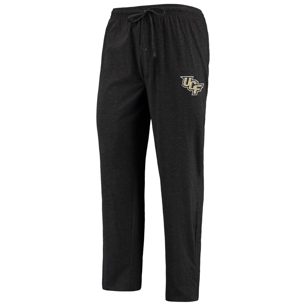 Men's Concepts Sport Black/Heathered Charcoal UCF Knights Meter Long Sleeve T-Shirt & Pants Sleep Set