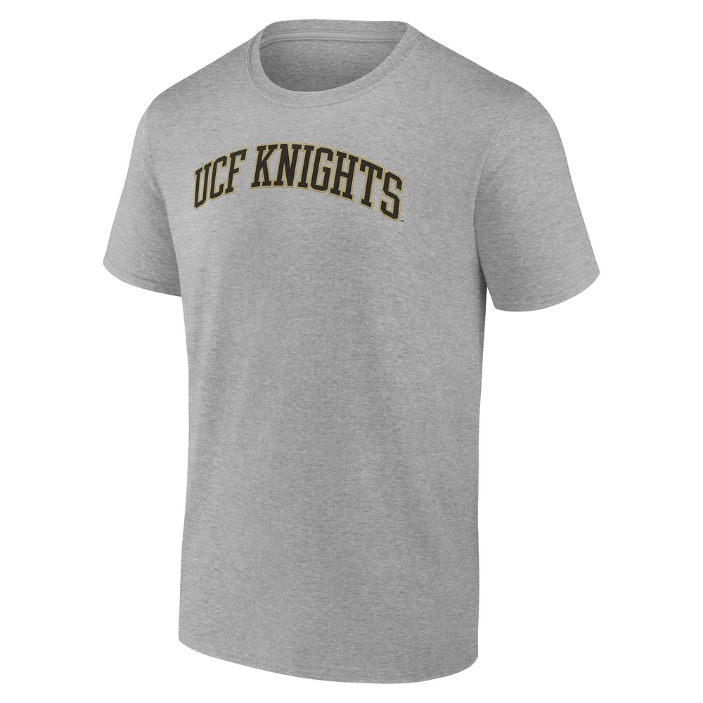 T-shirt gris fanatique pour hommes avec nom de l'équipe UCF Knights