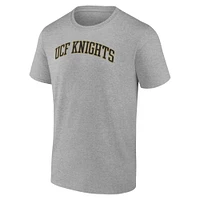 T-shirt gris fanatique pour hommes avec nom de l'équipe UCF Knights