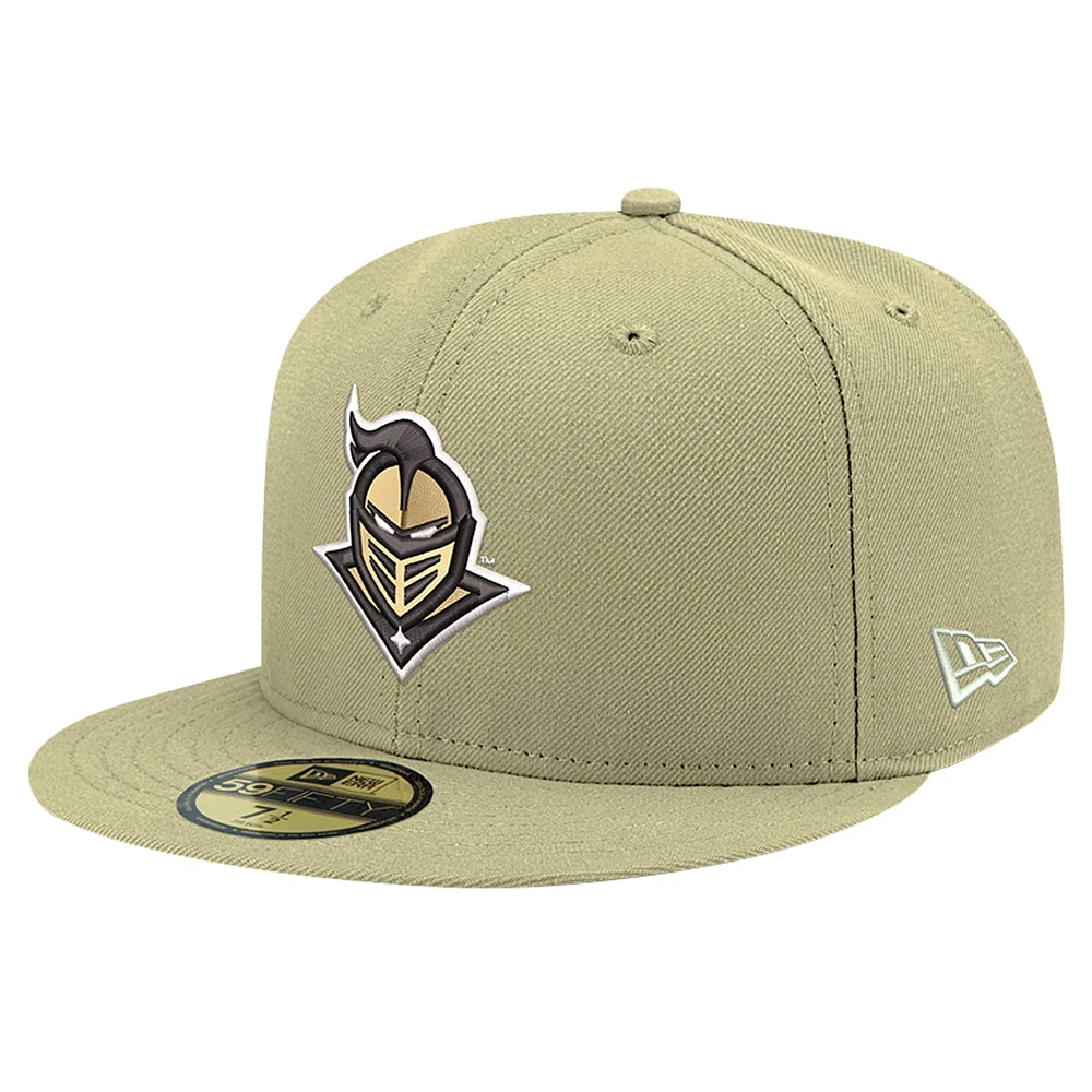 Casquette ajustée 59FIFTY UCF Knights New Era dorée pour homme